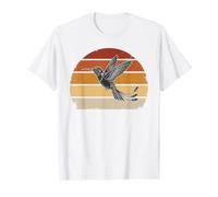 Colibrí Nativo Americano Tribal Indígena Arte Vintage Camiseta gráfica económica, Hombre, Blanco, XL