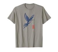 Colibri - pájaro pequeño Colibrí inspirado en Japón Camiseta