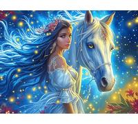 Colibrí Puzzle 300 Piezas Cartón Blanco Premium para Expertos Colorful Fantasy Vida Silvestre Tiempo Ocio En Casa Relajación Mental para Enmarcar 300 PCS/40x28cm