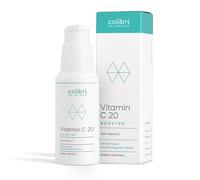 colibri skincare Vitamin C20 Booster 30ml - serum facial antimanchas | Unifica el tono y aclara las marcas oscuras, protege del estrés oxidativo, 20% de vitamina C en 3 formas