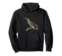 Colibrí Verde Oreja Violeta Hermoso Colibrí Sudadera con Capucha