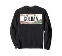 Colima Mexico License Plate Mexican Travel Vacation Beach Sudadera
