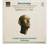 Colin Davis, London Symphony Orchestra - Stravinsky: Symphony in Three Movements, Symphony in C [LP]