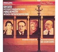 Colin Davis - Reger Max-Variation & Fugue Sur un Thème de Mozart-Hindemith Métamorphoses Symphoniques-Colin Davis-