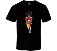 Colin Kaepernick United We Stand T-Shirt Graphic tee Printed Top For Mens Black XL