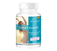 Colina con inositol - 240 comprimidos - Para ¡¡8 MESES!! - Alta dosificación | Vitamintrend®