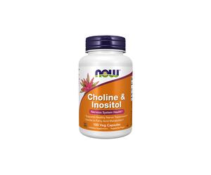 Colina e inositol 100 cápsulas vegetales Now Foods