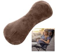 Colingmill Almohada cervical para sillón reclinable, almohada para reposacabezas, almohada de felpa en forma de hueso con correa ajustable, soporte para el cuello y alivio del dolor, cojín de cabeza