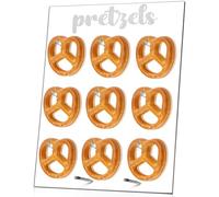 Colingmill Soporte transparente para pretzel acrílico, soporte de pared reutilizable para mesa de postre, soporte para pretzel para Oktoberfest, cumpleaños, boda, baby shower, Navidad
