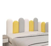 Colino de Pared Anti colisión 3D para Dormitorio, Paneles de Pared tapizados, Paneles de cabecera autoadhesivos para Dormitorio/Sala de Estar (B 150 cm)