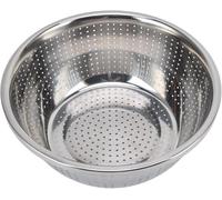 Colino in acciaio inox, scolapasta per riso, scolo rapido, adatto per lavare verdure, frutta, insalate e pasta. Colino multiuso in acciaio inox per cucine domestiche.