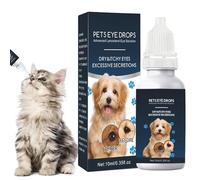 Colirio para Perros | 10ml Loción Ocular para Mascotas,Eliminador de Manchas de Lágrimas, Solución Calmante para Salud de Animales Pequeños Cachorros e Irritación