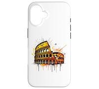 Coliseo de Pintura en Spray Estilo: Street Art Romana Carcasa para iPhone 16