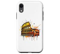 Coliseo de Pintura en Spray Estilo: Street Art Romana Carcasa para iPhone XR