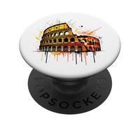 Coliseo de Pintura en Spray Estilo: Street Art Romana PopSockets PopGrip Adhesivo