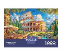 Coliseo de Roma Rompecabezas 1000 Piezas,Puzzle Difícil para La Familia - Tiempo De Calidad Y Diversión 70x50cm/1000pcs