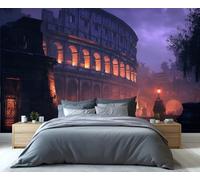 Coliseo Roma, Italia, papel pintado panorámico 3D, papel pintado fotográfico del patrimonio histórico europeo, papel pintado de Italia Arena, mural, decoración para dormitorio, sala de estar, pasillo