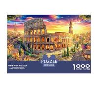 Coliseo, Roma Puzzles Entretenimiento Creativo Rompecabezas 1000 Piezas Obra De Arte De Juego De para Adultos Y Niños 38x26cm/1000pcs