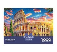 Coliseo, Roma Puzzles Entretenimiento Creativo Rompecabezas 1000 Piezas Obra De Arte De Juego De para Adultos Y Niños 52x38cm/1000pcs