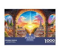 Coliseo_ Roma Rompecabezas 1000 Piezas,Puzzle Difícil para La Familia - Tiempo De Calidad Y Diversión 38x26cm/1000pcs