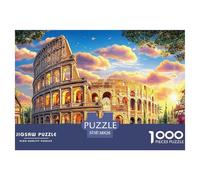 Coliseo_ Roma Rompecabezas 1000 Piezas,Puzzle Difícil para La Familia - Tiempo De Calidad Y Diversión 38x26cm/1000pcs