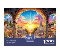 Coliseo_ Roma Rompecabezas 1000 Piezas,Puzzle Difícil para La Familia - Tiempo De Calidad Y Diversión 52x38cm/1000pcs