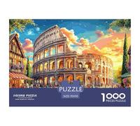 Coliseo_ Roma Rompecabezas 1000 Piezas,Puzzle Difícil para La Familia - Tiempo De Calidad Y Diversión 70x50cm/1000pcs