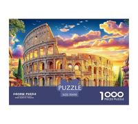 Coliseo_ Roma Rompecabezas 1000 Piezas,Puzzle Difícil para La Familia - Tiempo De Calidad Y Diversión 70x50cm/1000pcs