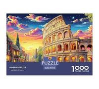 Coliseo_ Roma Rompecabezas 1000 Piezas, Puzzles Imposible, De Juego De para Adultos Y Niños A Partir De 12 Años 70x50cm/1000pcs