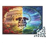 Coliseo Romano Paisaje Natural 1000 Piezas Puzzle para Adultos Juego de Relajación Decorativo 70x50cm/1000pcs