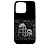 Coliseo Romano Pizarra Álgebra Diseño Antigua Roma Carcasa para iPhone 15 Pro MAX