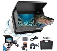 Colitt- Underwater Fishing Camera, Fishing Monitor Underwater Camera with Infrared Night Vision Light, Night Vision Portable Fish Finder, Ice Fishing Camera Underwater, Ip68 Waterproof (4.3in,49ft)
