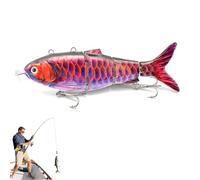 Colitts Robotic Swimming Fishing Lure, Colitts Robotic Swimming Fishing Lure, USB Rechargeable Multi Jointed Swimbait, Suitable for Saltwater and Freshwater (C)