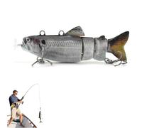 Colitts Robotic Swimming Fishing Lure, Colitts Robotic Swimming Fishing Lure, USB Rechargeable Multi Jointed Swimbait, Suitable for Saltwater and Freshwater (M)