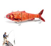 Colitts Robotic Swimming Fishing Lure, Colitts Robotic Swimming Fishing Lure, USB Rechargeable Multi Jointed Swimbait, Suitable for Saltwater and Freshwater (E)