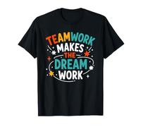Collaboration Motivation Teamwork Makes The Dream Work Camiseta
