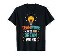 Collaboration Motivation Teamwork Makes The Dream Work Camiseta