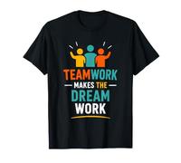 Collaboration Motivation Teamwork Makes The Dream Work Camiseta