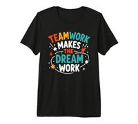 Collaboration Motivation Teamwork Makes The Dream Work Camiseta Premium