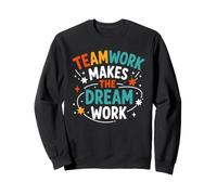 Collaboration Motivation Teamwork Makes The Dream Work Sudadera