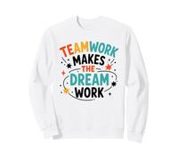 Collaboration Motivation Teamwork Makes The Dream Work Sudadera