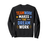 Collaboration Motivation Teamwork Makes The Dream Work Sudadera