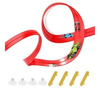 Collaborative Racing Experience: The car trackfor kids encourages team-based trackassembly, which promotes family bonding and social play while enabling multi-car racing fun during gatherings or fes
