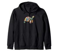 Collage Arte Tortuga Marina Tortugas Tortuga Terrestre Sudadera con Capucha
