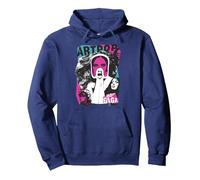 Collage Artpop Lady Gaga Glamour de la música Pop Sudadera con Capucha, Unisex para Adultos, Azul Marino, XXL