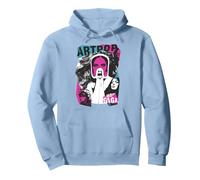 Collage Artpop Lady Gaga Glamour de la música Pop Sudadera con Capucha, Unisex para Adultos, Azul Polvoriento, M