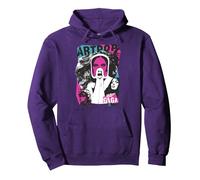 Collage Artpop Lady Gaga Glamour de la música Pop Sudadera con Capucha, Unisex para Adultos, Morado, XXL
