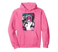 Collage Artpop Lady Gaga Glamour de la música Pop Sudadera con Capucha, Unisex para Adultos, Rosa Brillante, S
