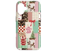 Collage Chrismas He Restores My Soul Salmo 23:3 Versículo de la Biblia Carcasa para iPhone 16