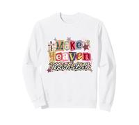 Collage con Estampado de Leopardo Make Heaven Crowded Christian Faith Sudadera
